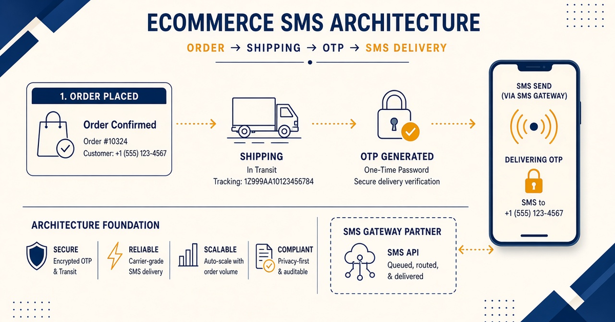 Featured illustration for Android Sms Gateway For Ecommerce: In-Depth Guide
