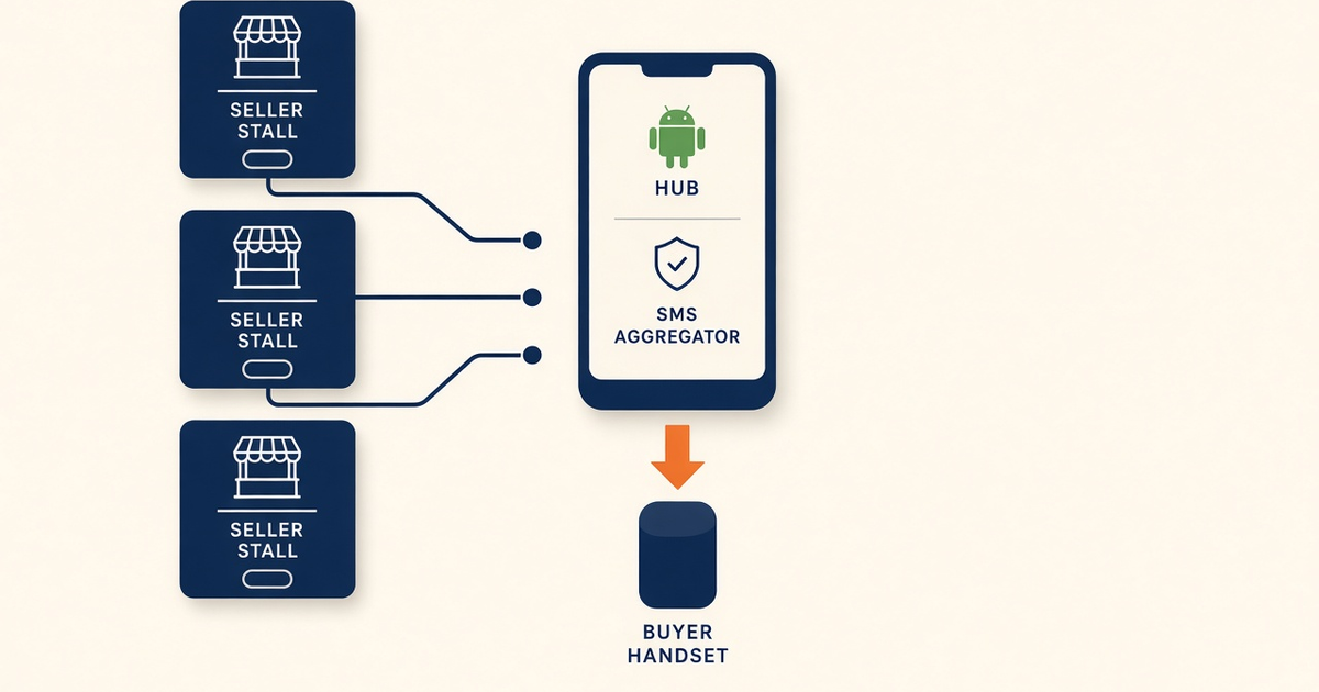 Featured illustration for Android SMS Gateway for marketplaces: Architecture