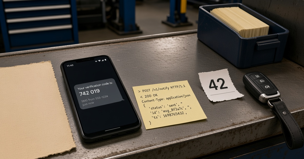 Featured illustration for Android SMS Gateway Scenario 840: Appointment businesses OTP priority queue in practice