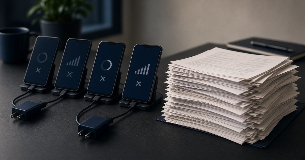 Featured illustration for Android SMS Gateway Troubleshooting: Queue backlog
