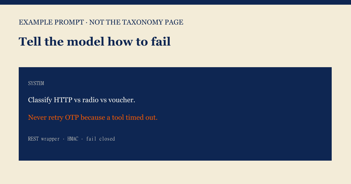 Featured illustration for MCP Server for Android SMS Gateway: MCP error handling for failed SMS — example agent prompt